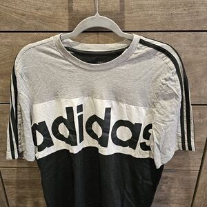 Adidas Essentials Colorblock Logo Tee